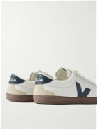 Veja - Volley Suede-Trimmed O.T. Leather Sneakers - White