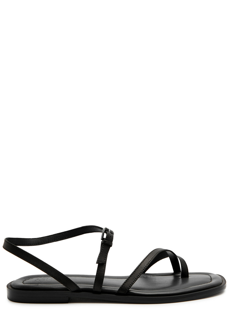 A.emery Lucia Leather Sandals Black