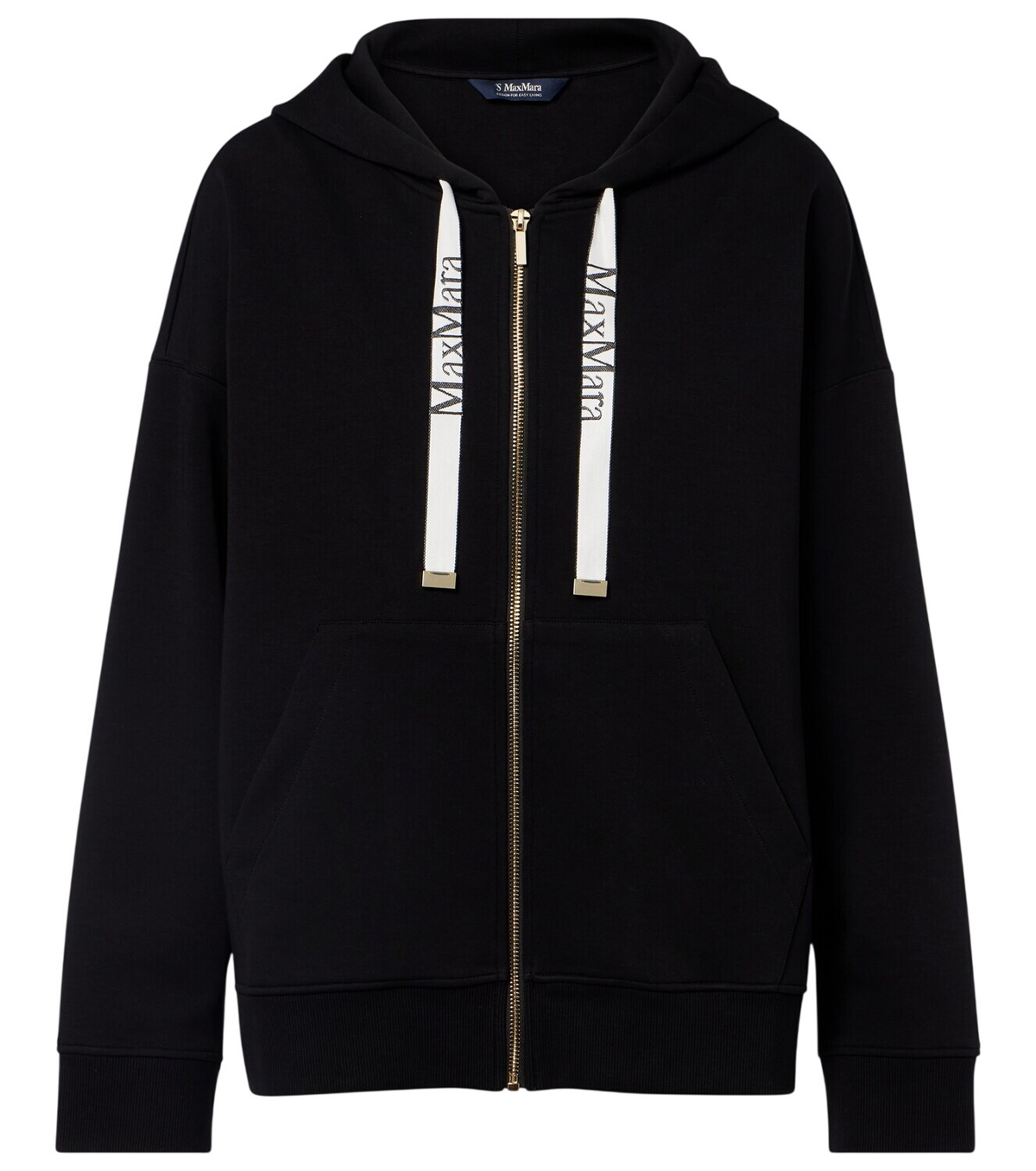 S MAX MARA Doria Scuba Jersey Zip Hoodie S Max Mara