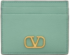 Valentino Garavani Green VLogo Card Holder