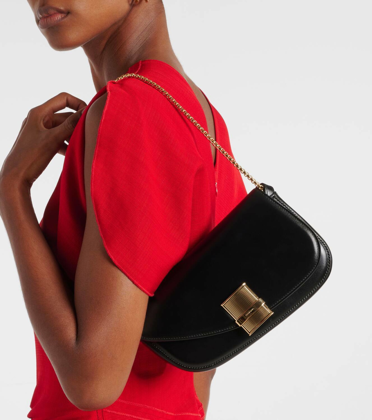 Ferragamo Fiamma Small leather crossbody bag Salvatore Ferragamo