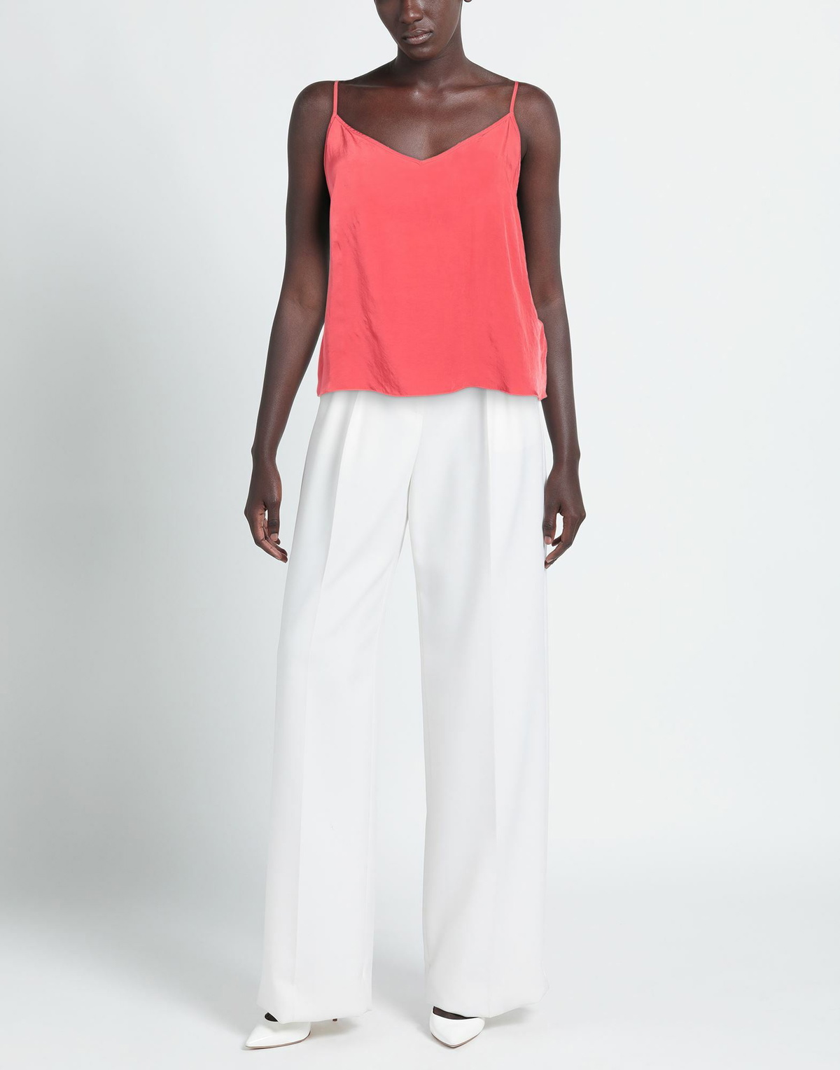 Alessia Santi Womens Top Coral