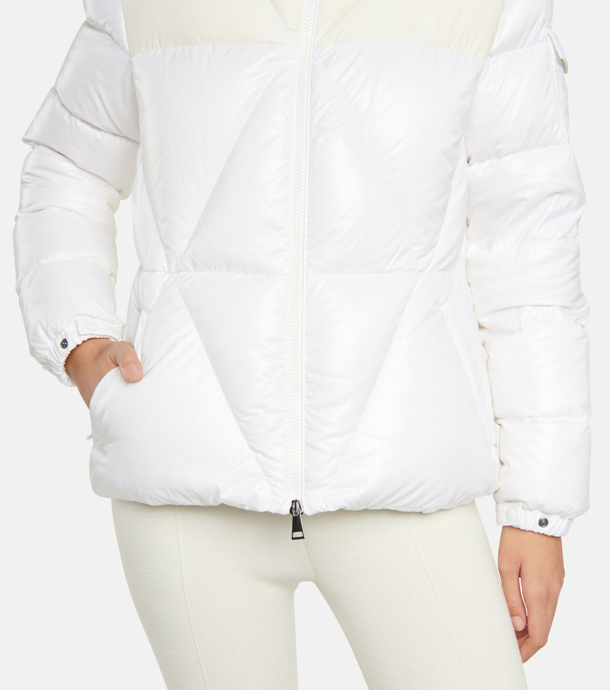 Moncler - Arabette belted down jacket Moncler
