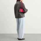 OSOI Women's Boat Wide Mini Bag in Plum Red 