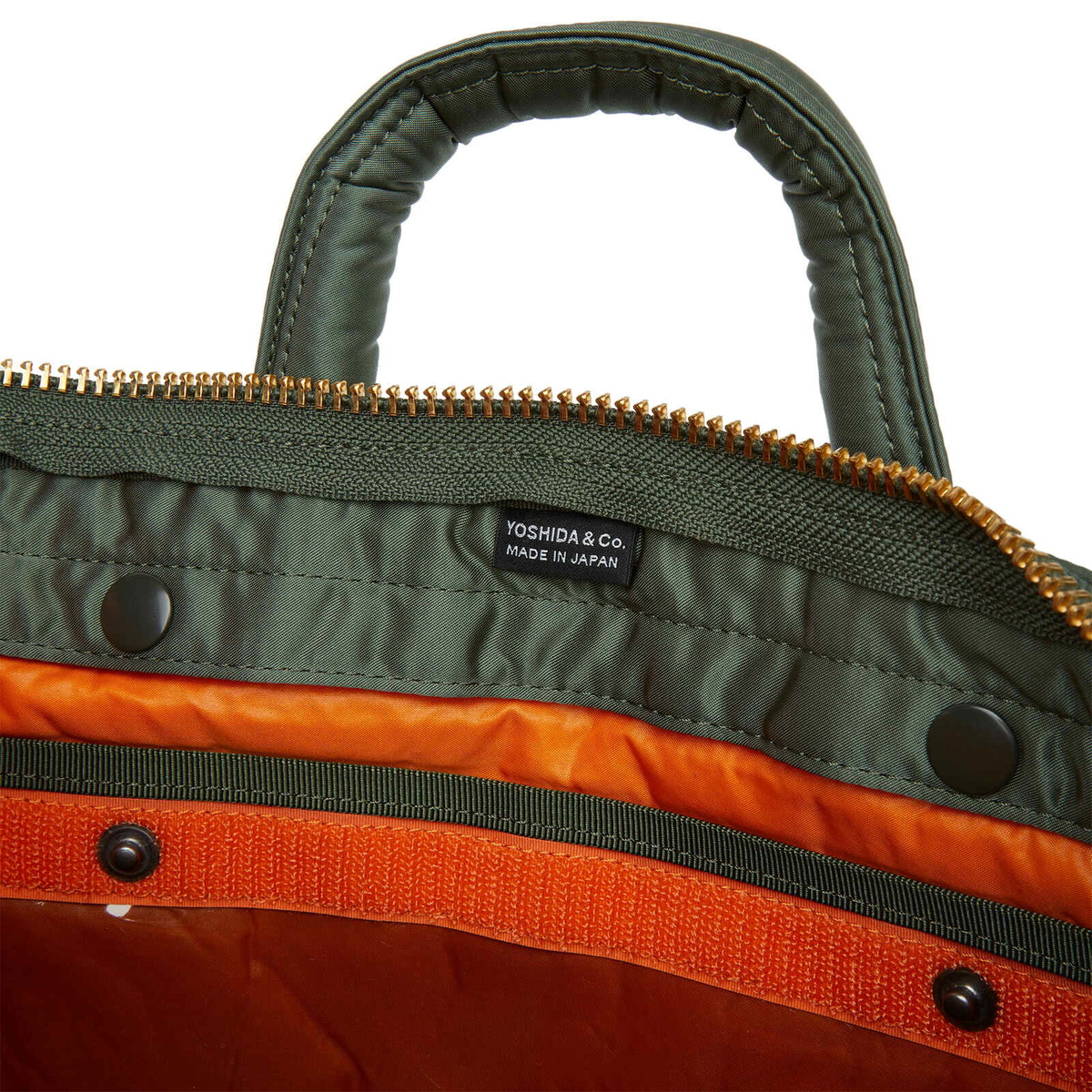 Porter-Yoshida & Co. Tanker 2-Way Helmet Bag in Sage Green 