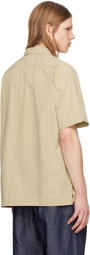 Pilgrim Surf + Supply Taupe Ivan Short Sleeve Shirt