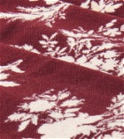 Erdem - Floral jacquard wool-blend blanket