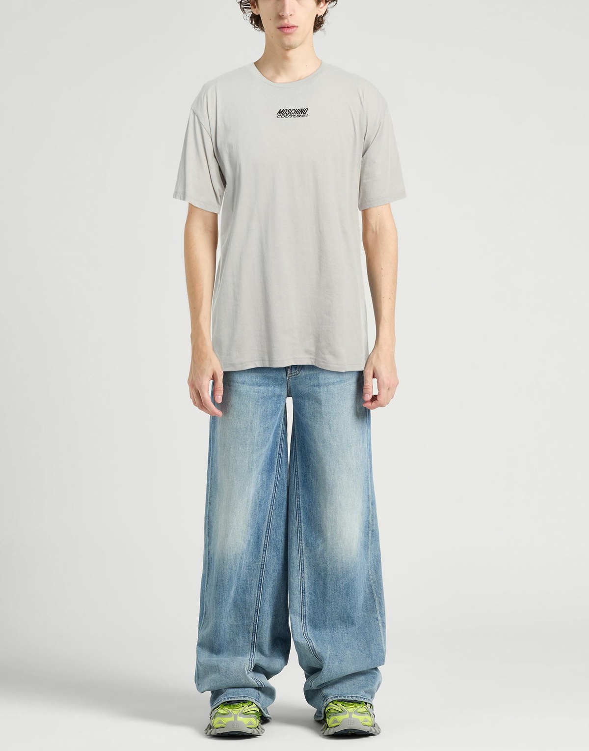 Moschino Mens T-shirt in Grey