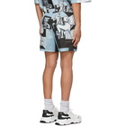 Dolce and Gabbana Blue Majolica Print Jogging Shorts