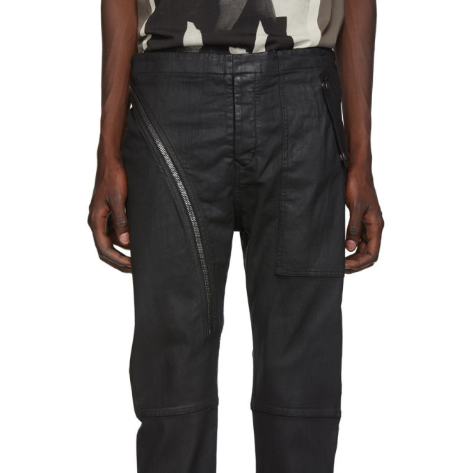 Rick Owens Drkshdw Black Aircut Jogger Jeans Rick Owens Drkshdw