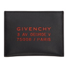 Givenchy Black Address Card Holder