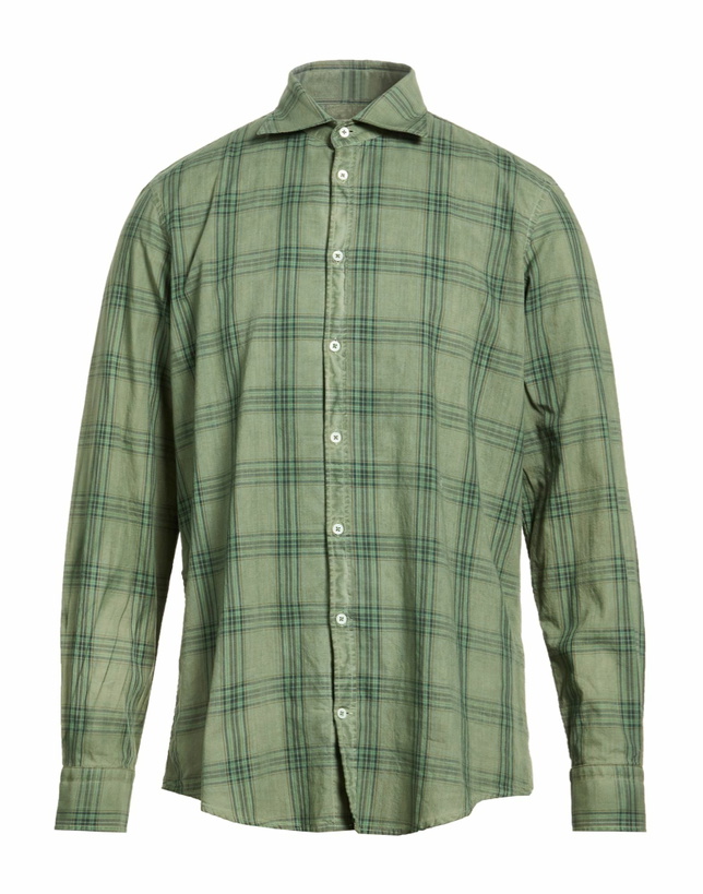 Photo: Massimo Alba Mens Shirt in Sage green