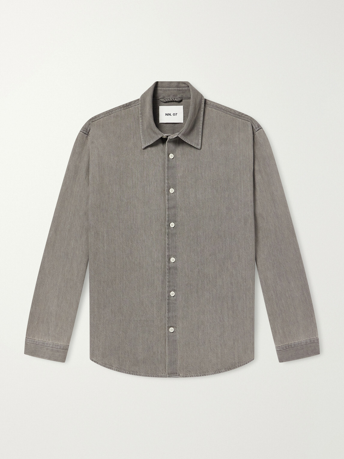 NN07 - Casper 50033 Cotton-Twill Shirt - Gray