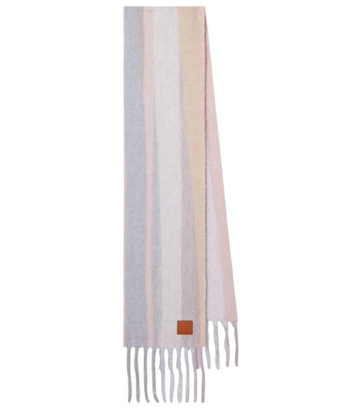 Photo: Loewe Striped alpaca and wool-blend scarf