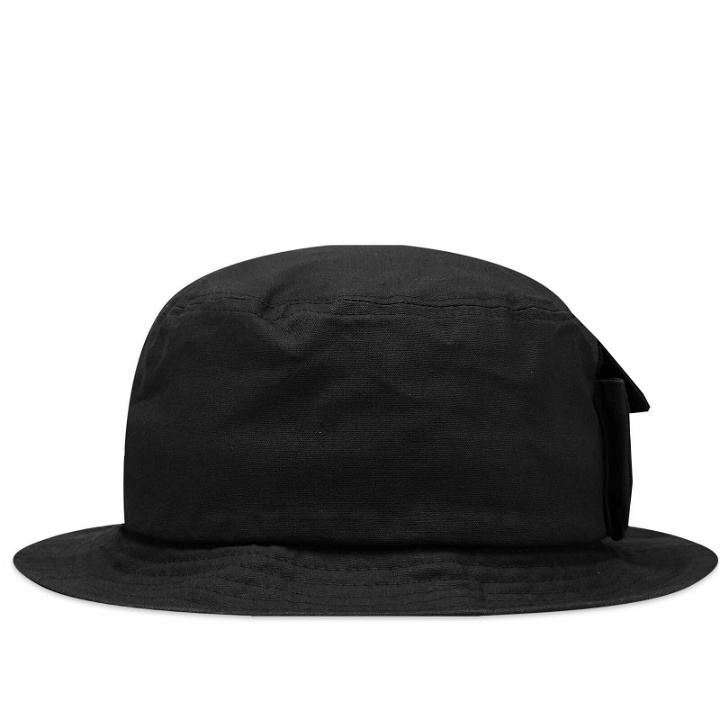 Photo: Flagstuff Men's Spider Pocket Bucket Hat in Black