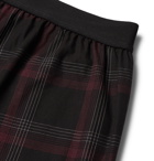 HUGO BOSS - Urban Checked Cotton-Poplin Pyjama Trousers - Black