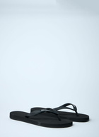 Balenciaga Logo Motif Flip Flops