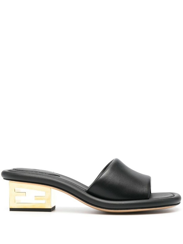 Photo: FENDI - Baguette Leather Sandals