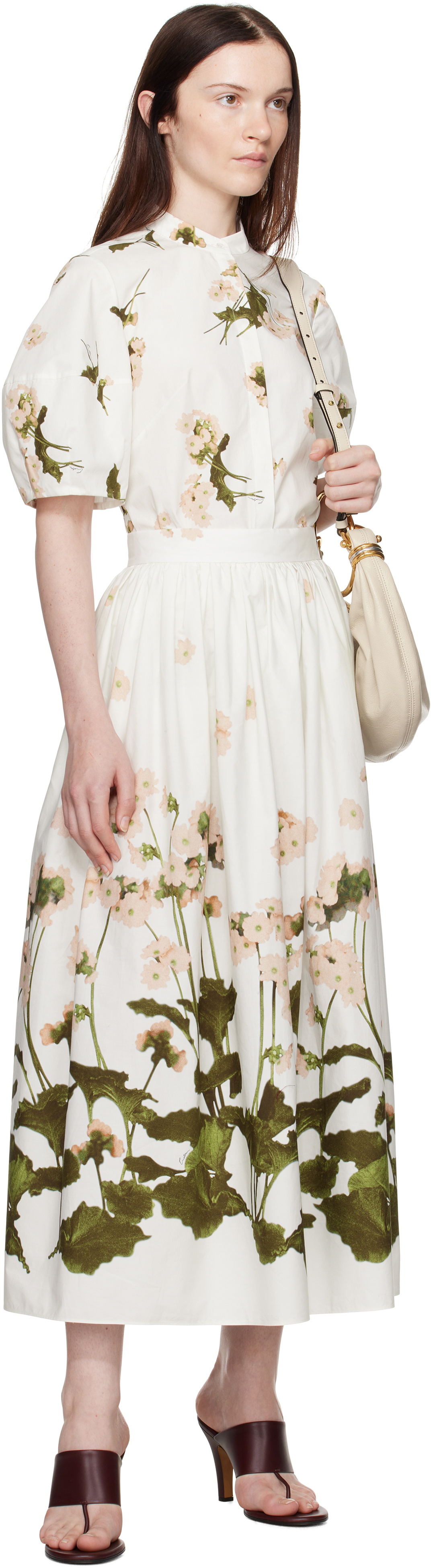 Erdem White Short Sleeve Blouse