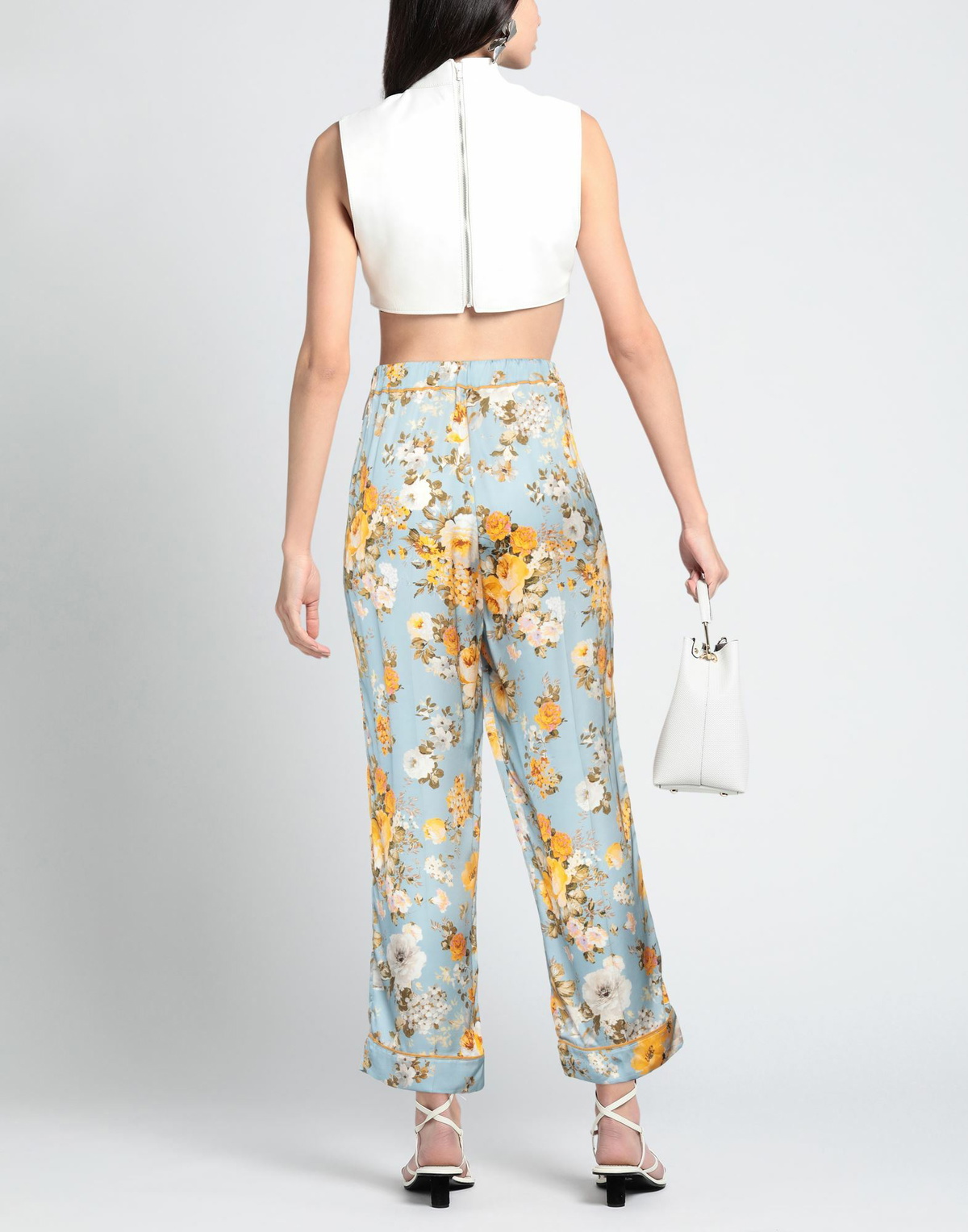 Jucca Womens Pants in Sky blue