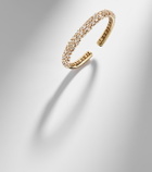 Suzanne Kalan 18kt gold bangle with diamonds