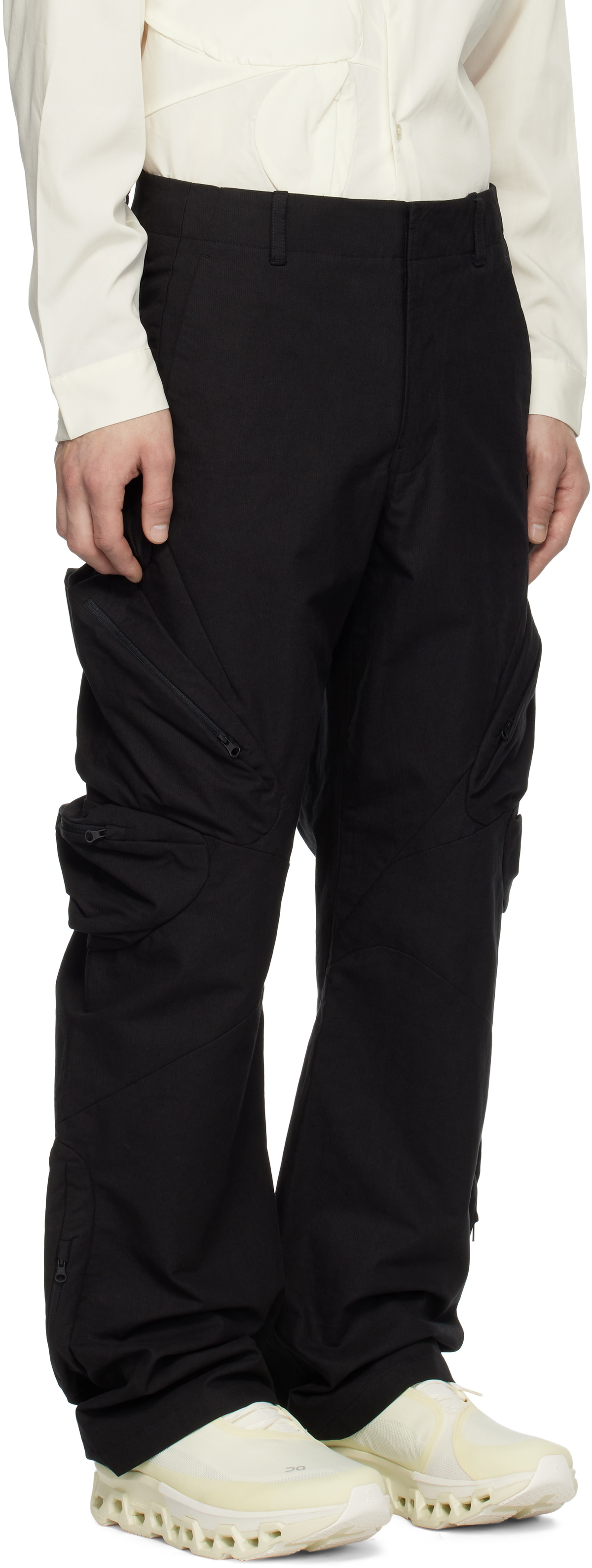 POST ARCHIVE FACTION (PAF) Black 7.0 Center Cargo Pants Post