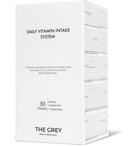 The Grey Men's Skincare - Daily Vitamin Intake System, 30 Packets - Colorless