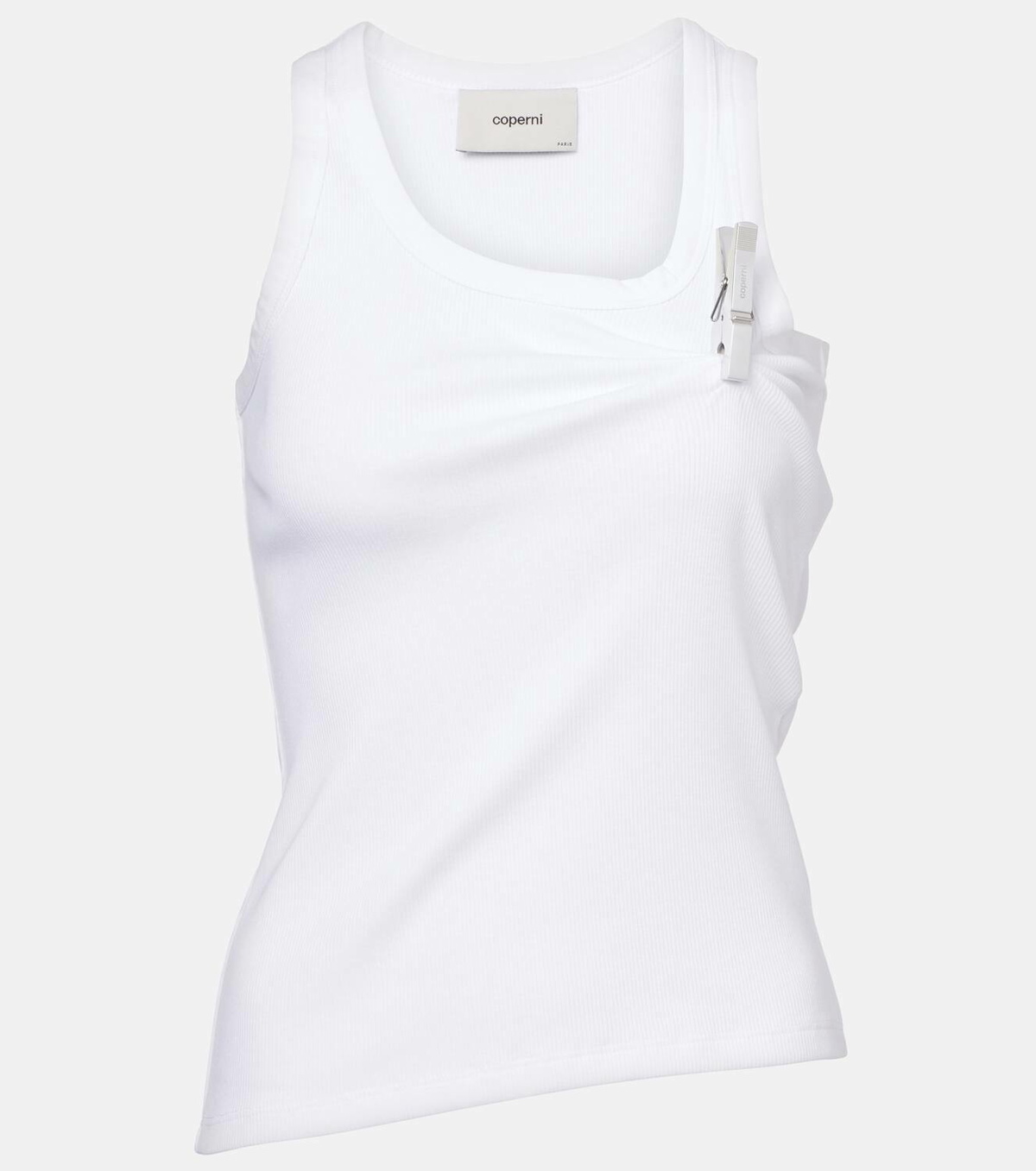 Coperni Washing Clip cotton jersey tank top