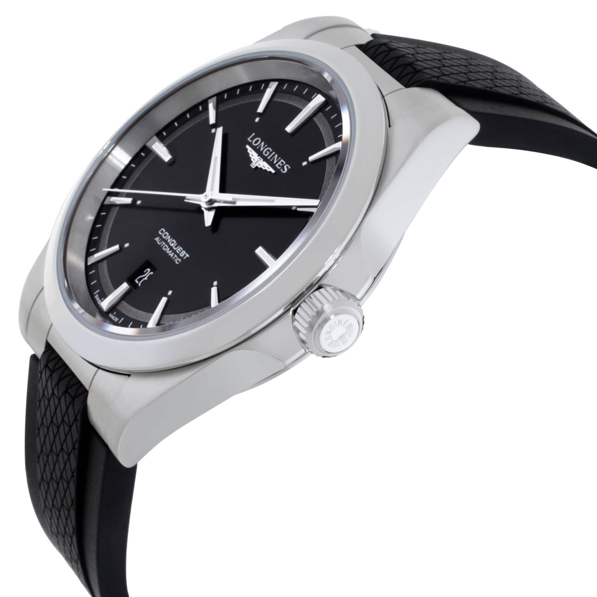 Longines Conquest Automatic Black Dial Mens Watch L3.830.4.52.9