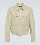 Tom Ford - Brushed cotton blouson jacket