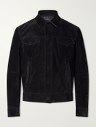 TOM FORD - Slim-Fit Suede Jacket - Black