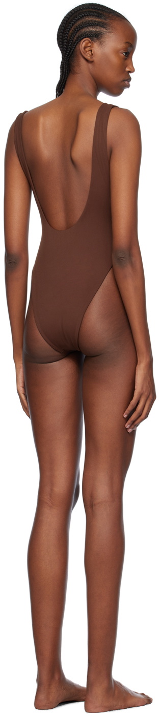 ÉTERNE Brown Bella Tank Swimsuit