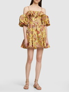 ULLA JOHNSON - Lila Printed Cotton Mini Dress