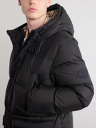 Burberry - Hooded Wool-Trimmed Quilted Shell Down Jacket - Black