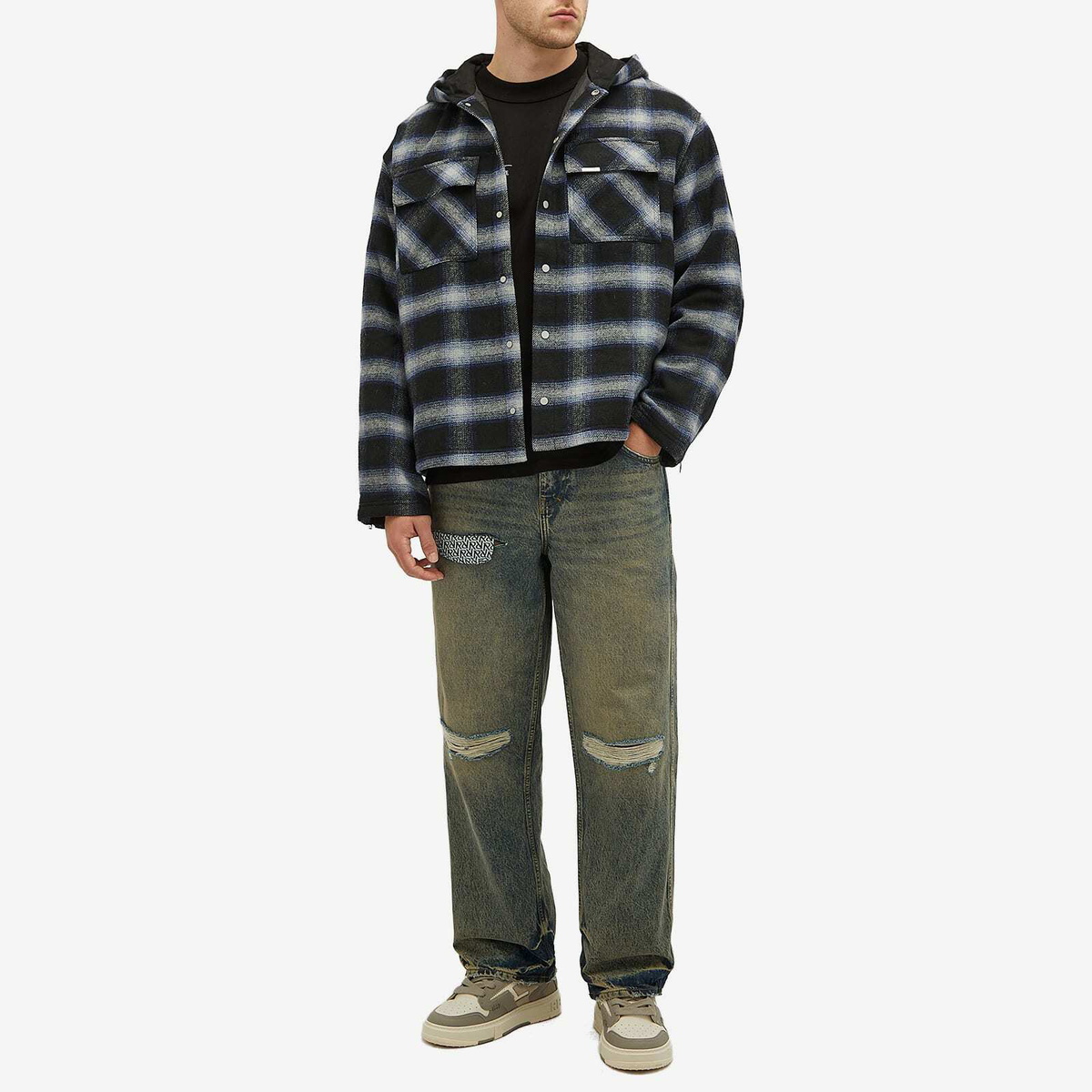 E Hooded Overshirt