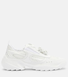Roger Vivier Viv' On The Run leather-trimmed sneakers