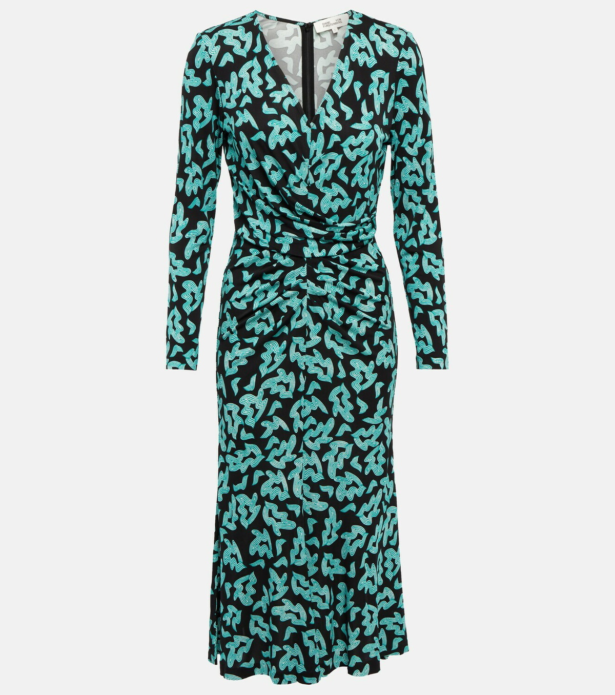 Diane von Furstenberg - Printed ruched midi dress Diane von Furstenberg