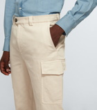 Brunello Cucinelli - Cotton slim cargo pants