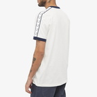 Fred Perry Authentic Men's Taped Ringer T-Shirt in Snow White