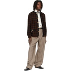 Valentino Taupe Wool Trousers