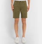 PS by Paul Smith - Slim-Fit Stretch Cotton-Twill Shorts - Men - Green