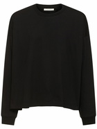 THE ROW Haru Long Sleeve Cotton T-shirt