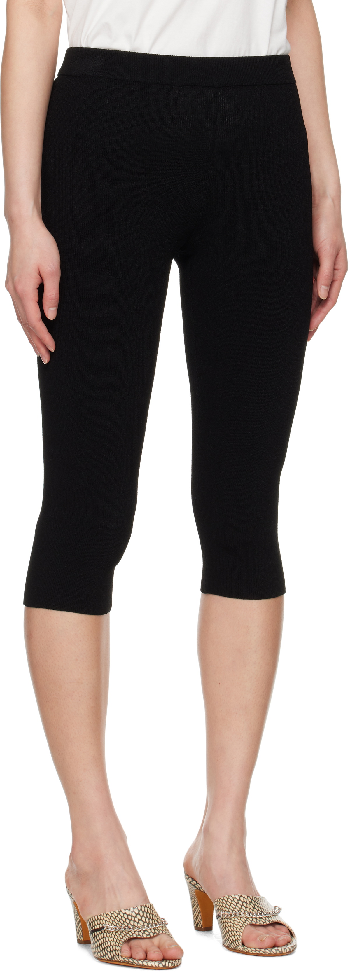 The Garment Black Madison Capri Leggings