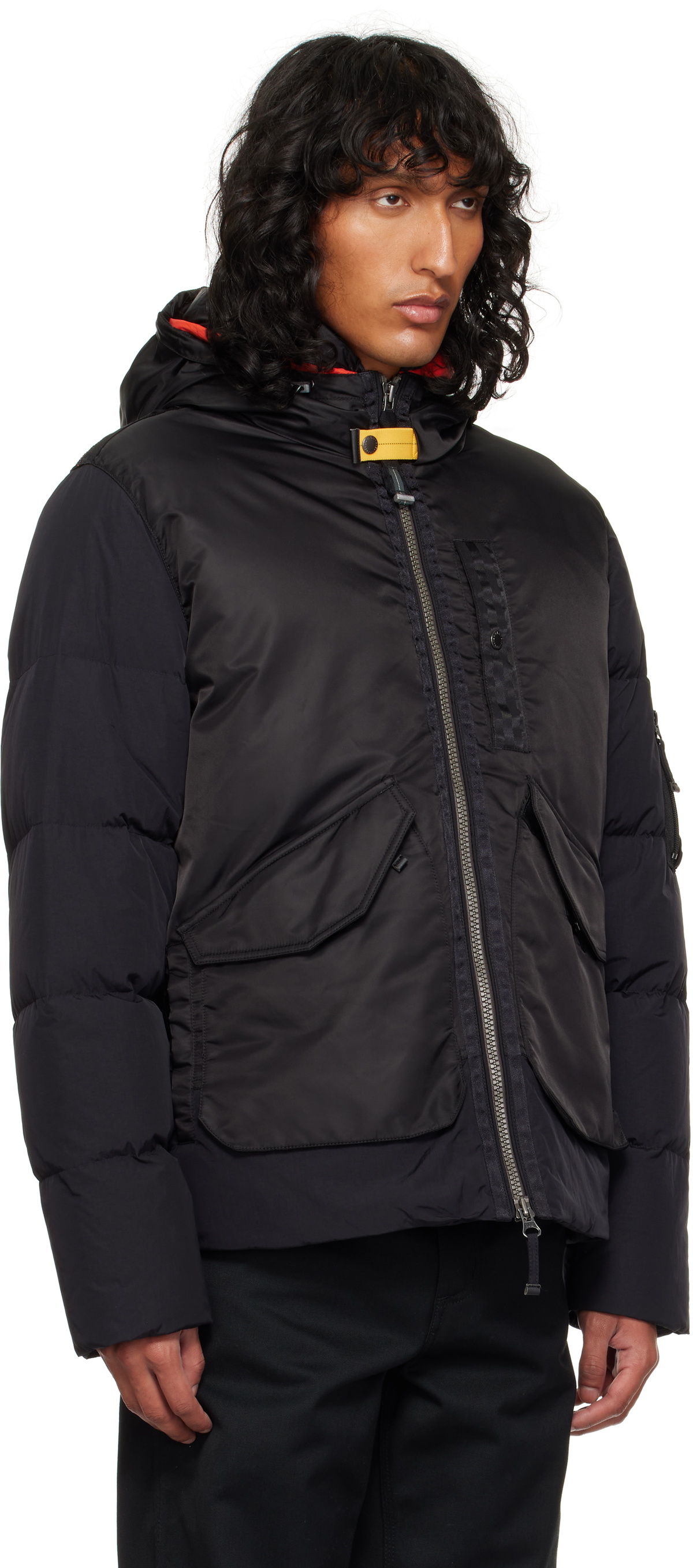 Parajumpers Black Vantage Down Jacket Parajumpers