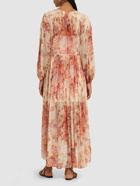 ZIMMERMANN - Devi Gathered Printed Silk Maxi Dress