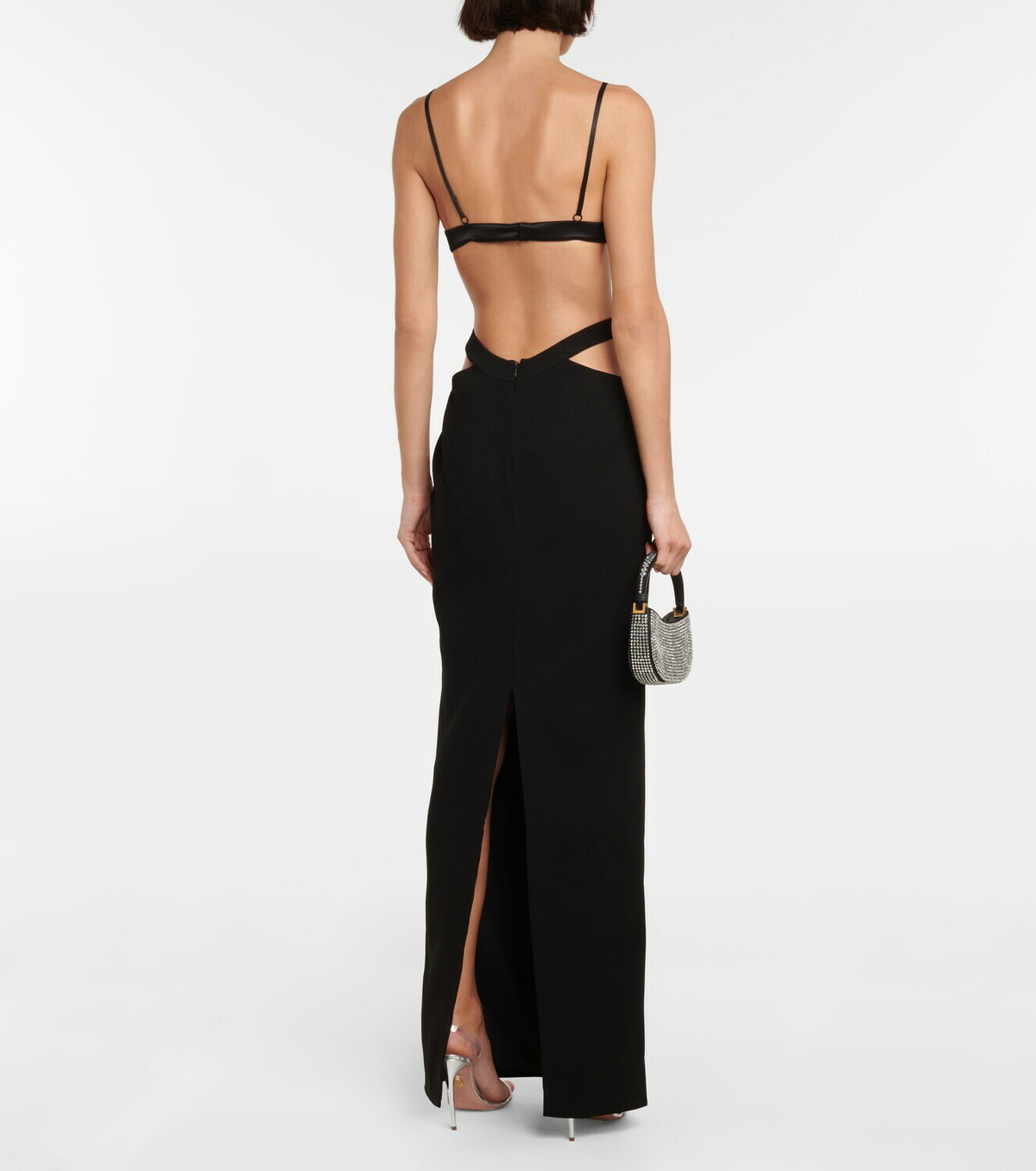 Mônot Highrise cutout maxi skirt Monot