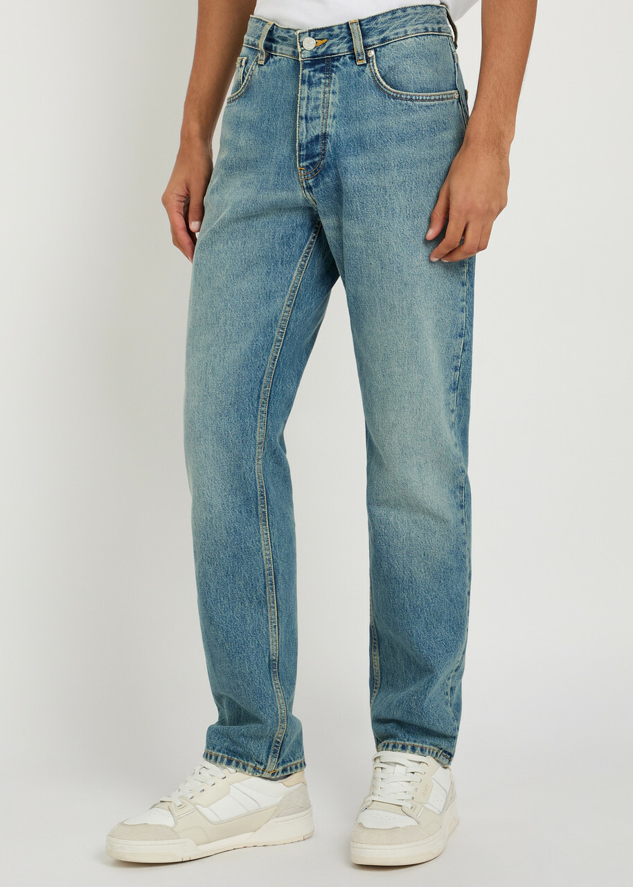 Won Hundred Archer Tapered-leg Jeans Mid Blu