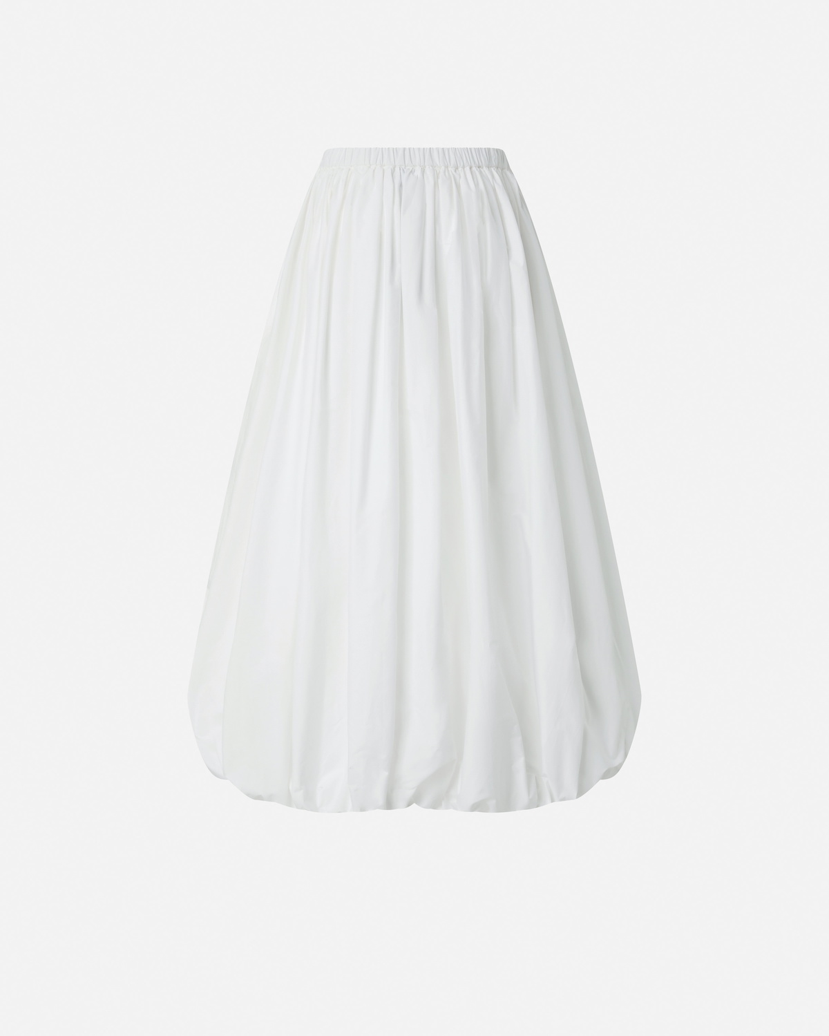 Pinko Long Balloon Skirt Bright White Pinko