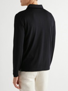 Thom Sweeney - Superfine Wool Polo Shirt - Black