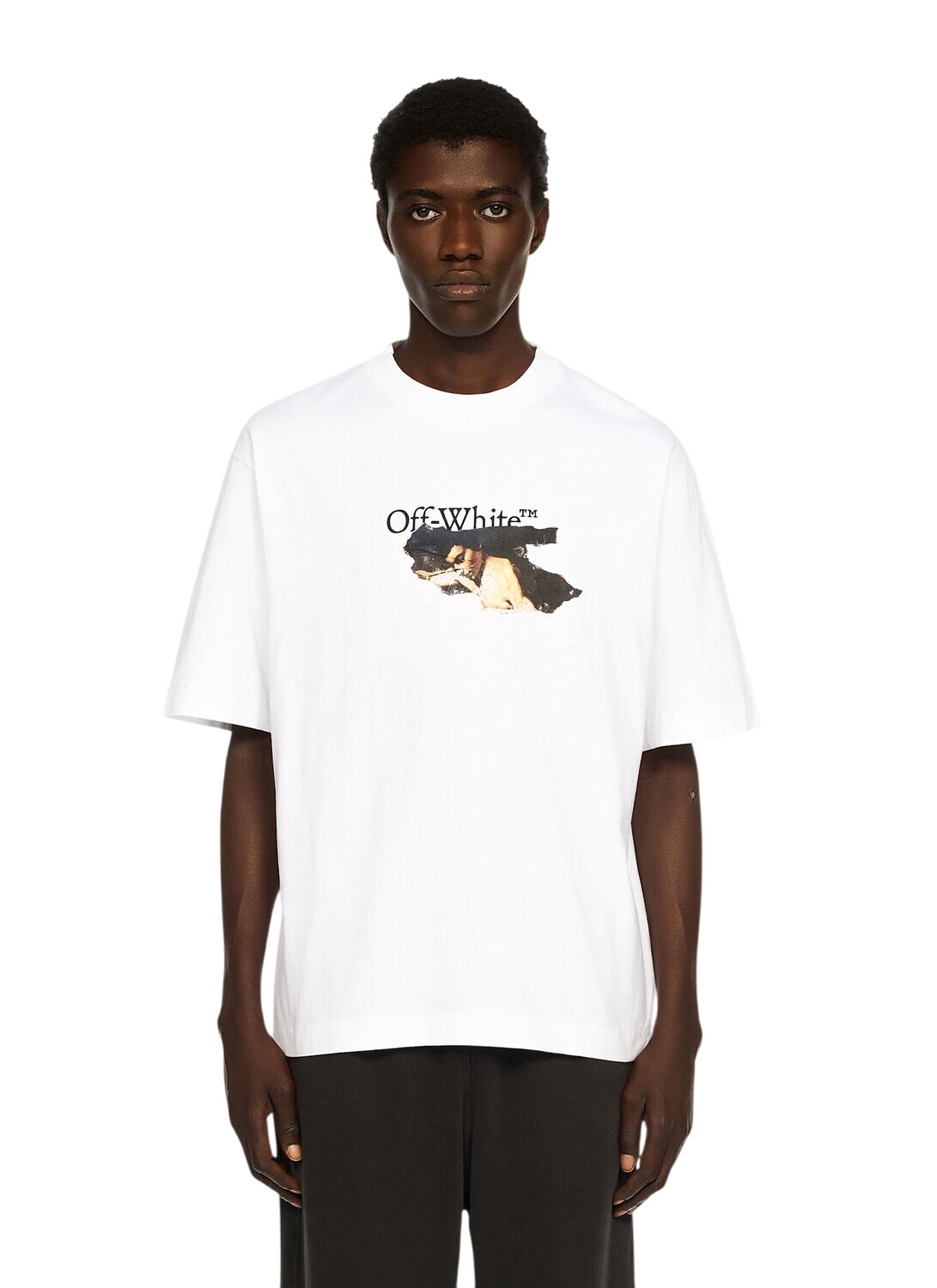 Off-White White & Blue Caravaggio Boy T-Shirt Off-White